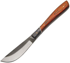 8.5in. Real File-Made Sawmill Hunting Skinner Knife w/ Leather Sheath