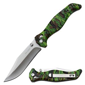 Folding Knife | Tac-Force Pocket Bowie Large 5in. Blade Tactical EDC - Camo