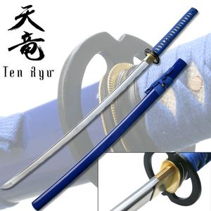 40in. Hand Forged Blue High Carbon Steel Japanese Katana Sword