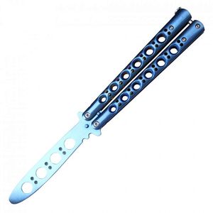 Practice Butterfly Knife 8.75in. Blue Balisong Trainer Wbk2 - No Blade