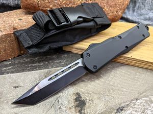 Out-The-Front Automatic Knife 9.4in. Black Tanto Blade Heavy OTF M11