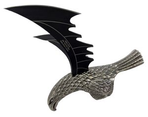 Eagle Dual Wing Blade Fantasy Finger Ring Knife 4.25in. Overall