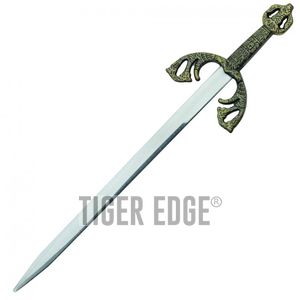 Letter Opener | Mini Sword Medieval Excalibur Gold 7.5