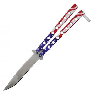Butterfly Balisong Knife - USA Flag